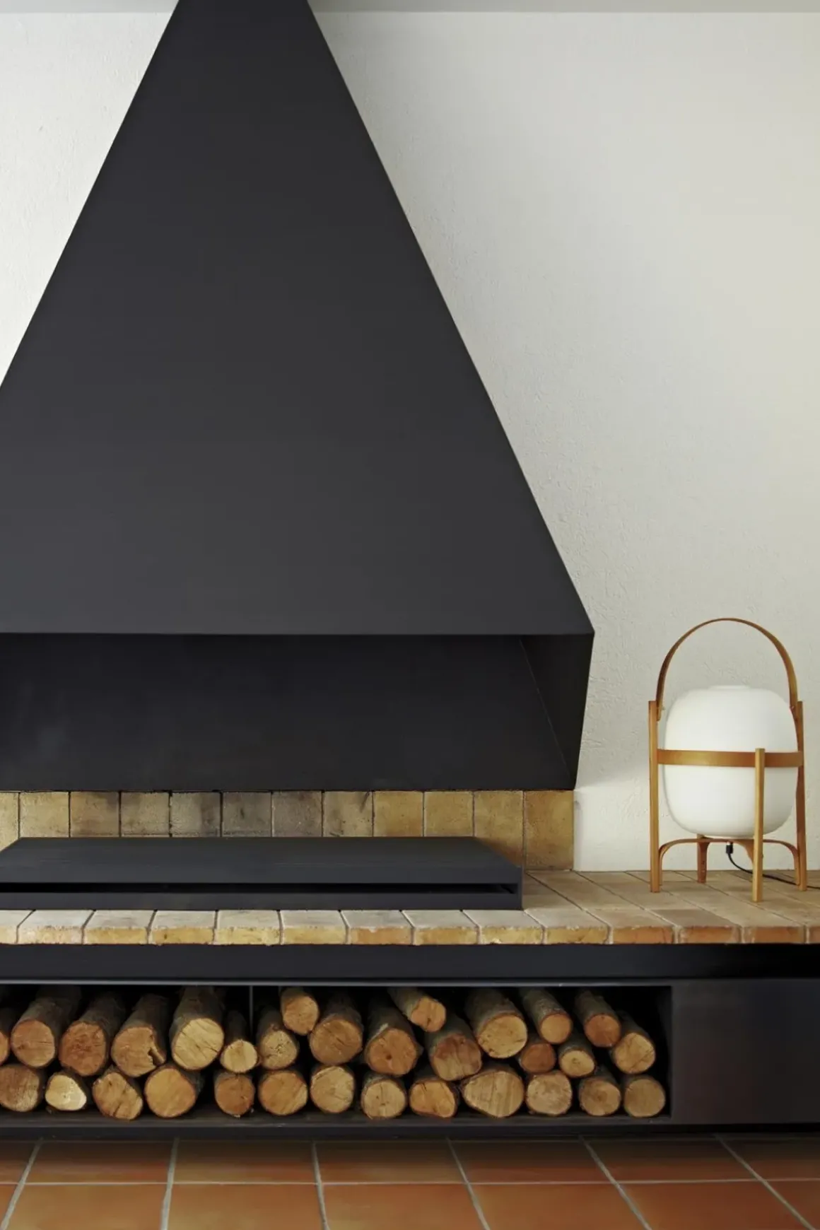 Bordlampe - Cesta Cherry wood structure