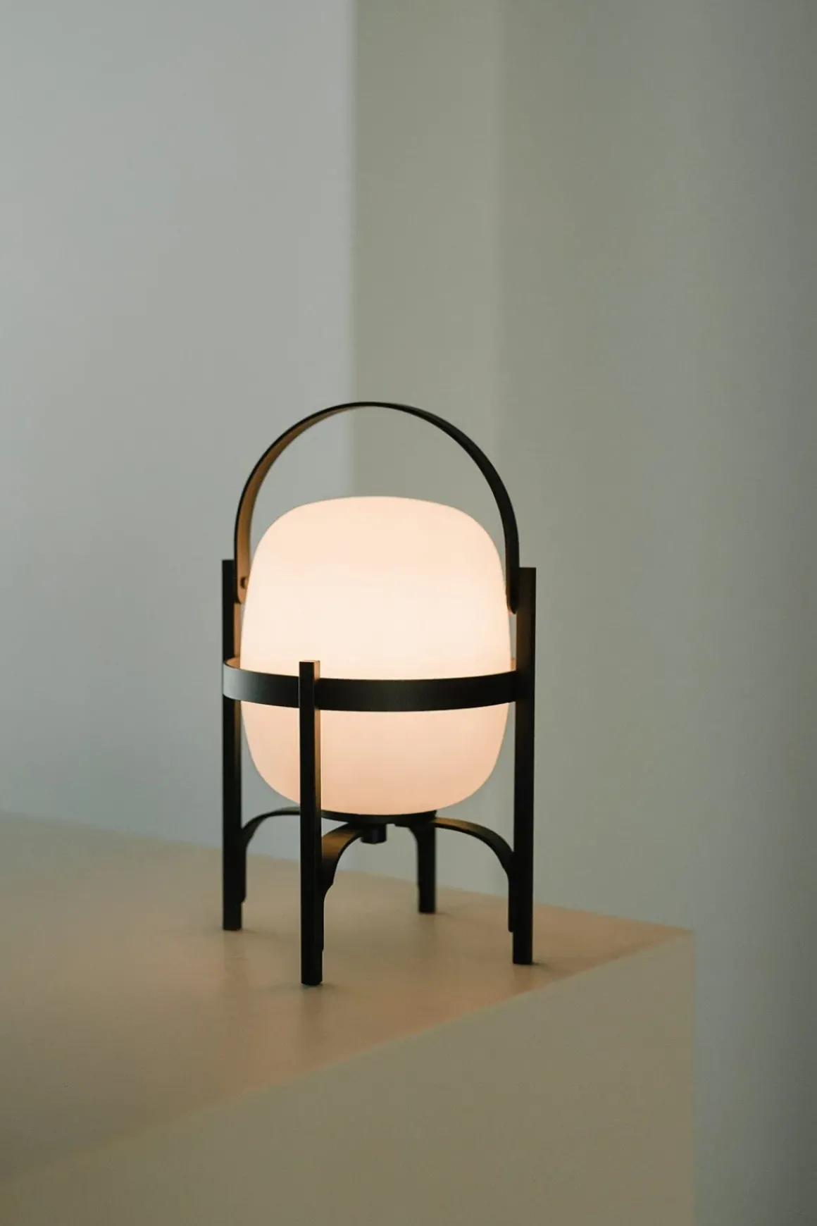 Bordlampe - Cestita Alubat Black Metallic