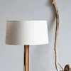 Bordlampe - Fad H61cm Natural Oak/Linen
