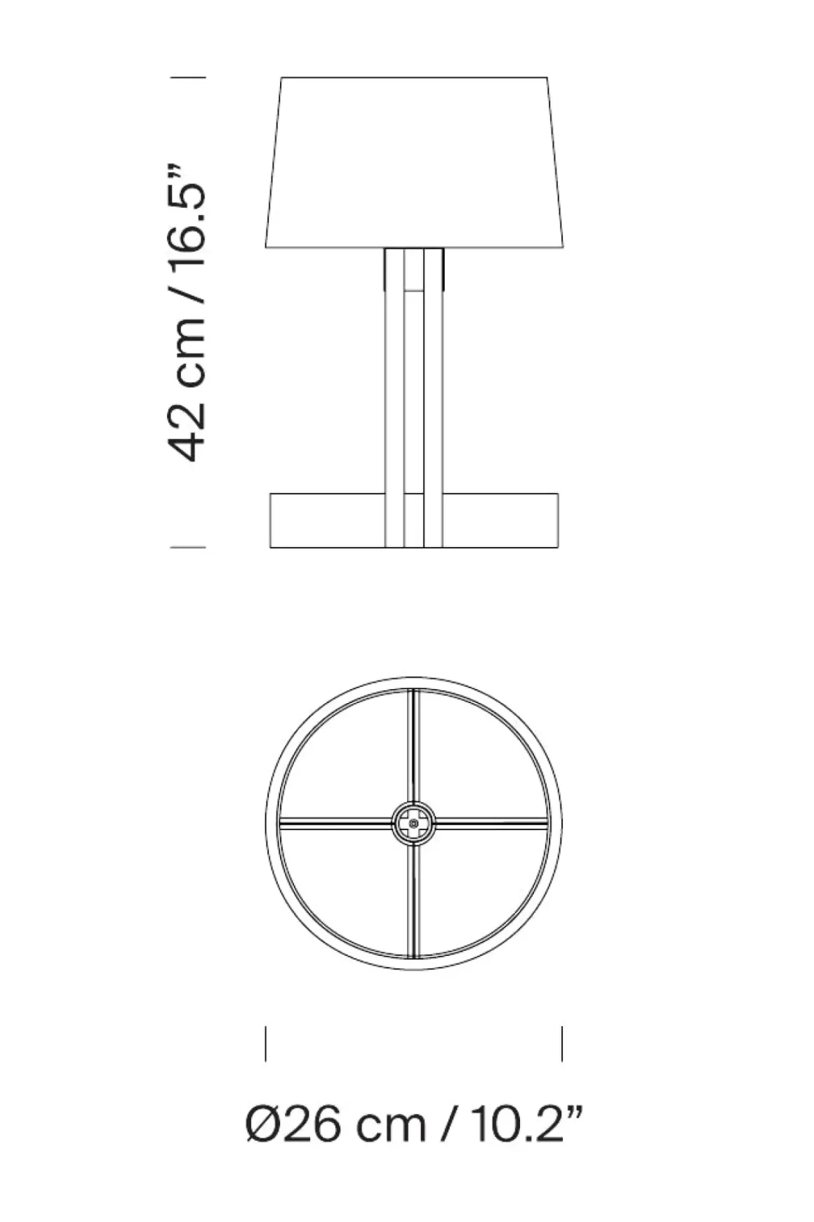 Bordlampe - FAD Menor