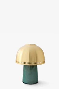 Bordlampe - SH8 Raku Portable Blue Green/Brass