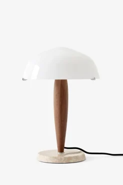 Bordlampe - SHY3 Herman Valnøtt/Marmor