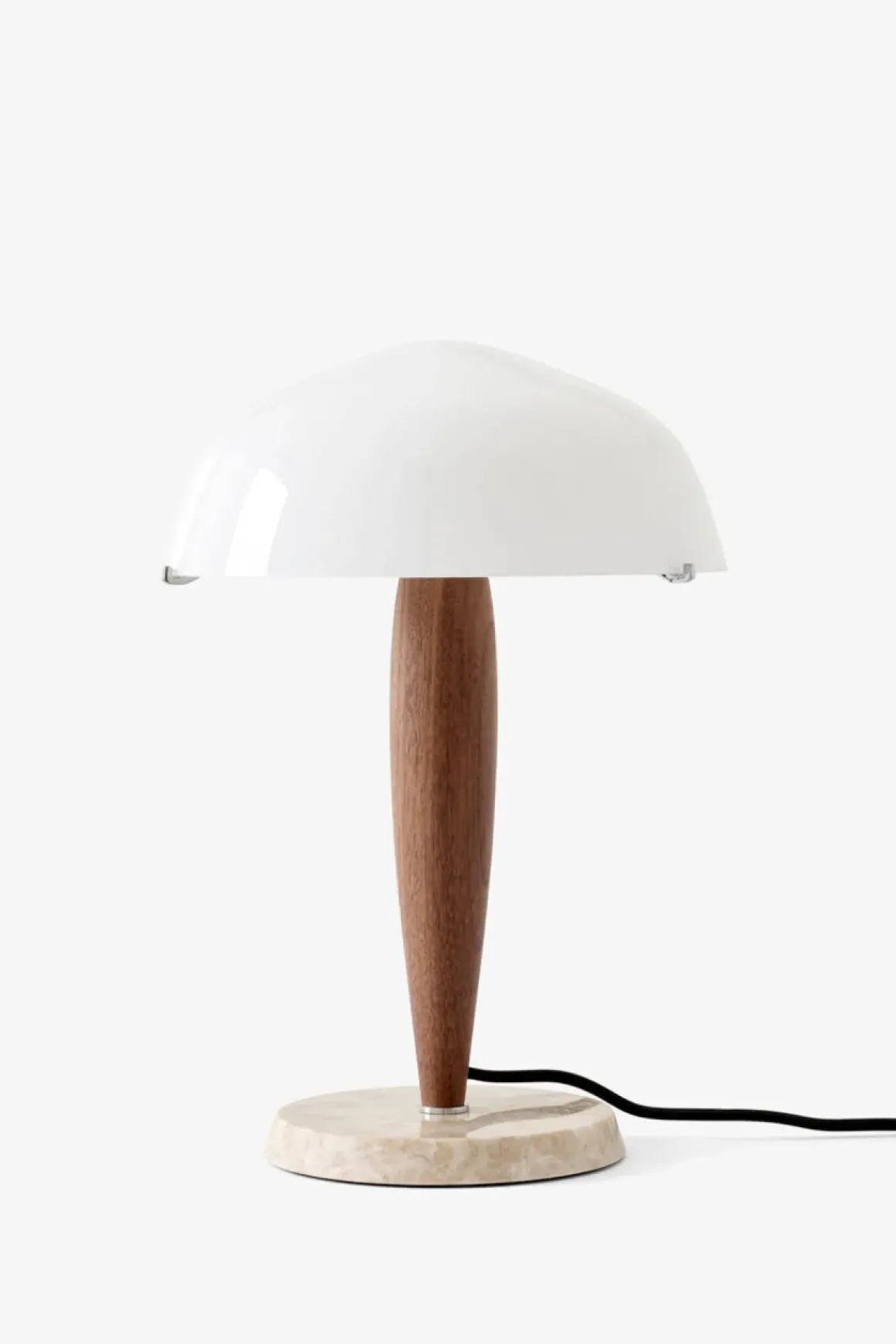 Bordlampe - SHY3 Herman Valnøtt/Marmor