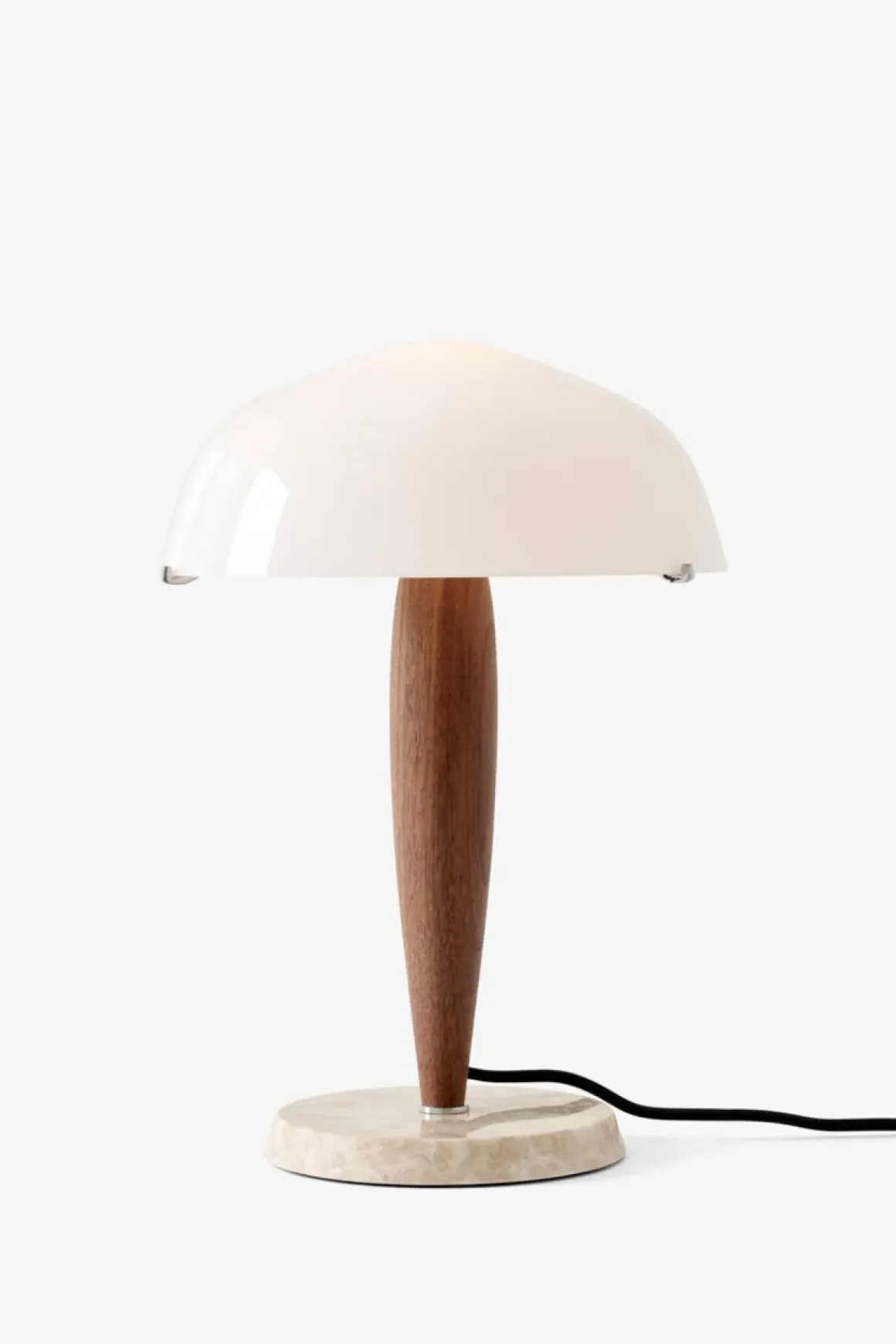 Bordlampe - SHY3 Herman Valnøtt/Marmor