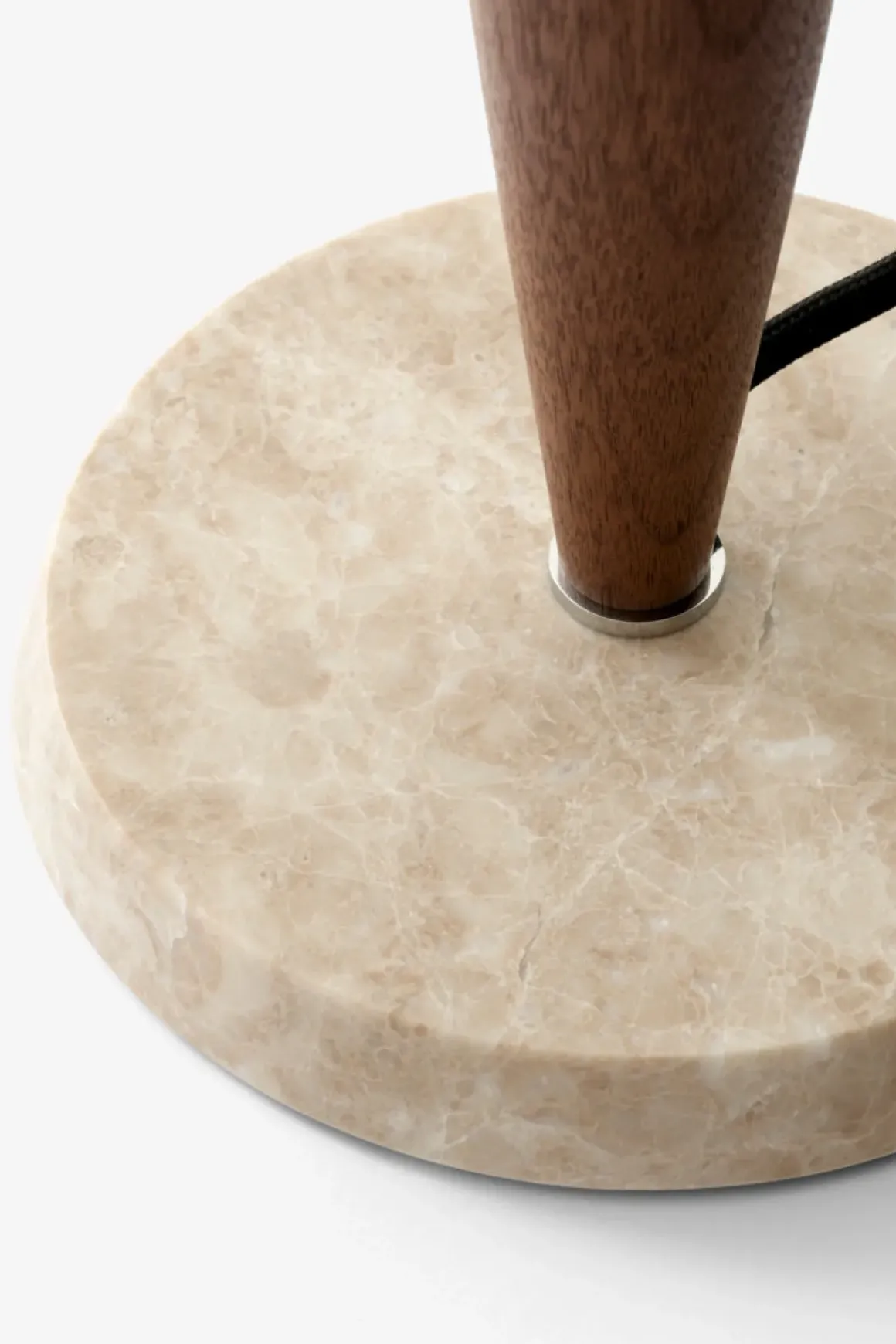 Bordlampe - SHY3 Herman Valnøtt/Marmor