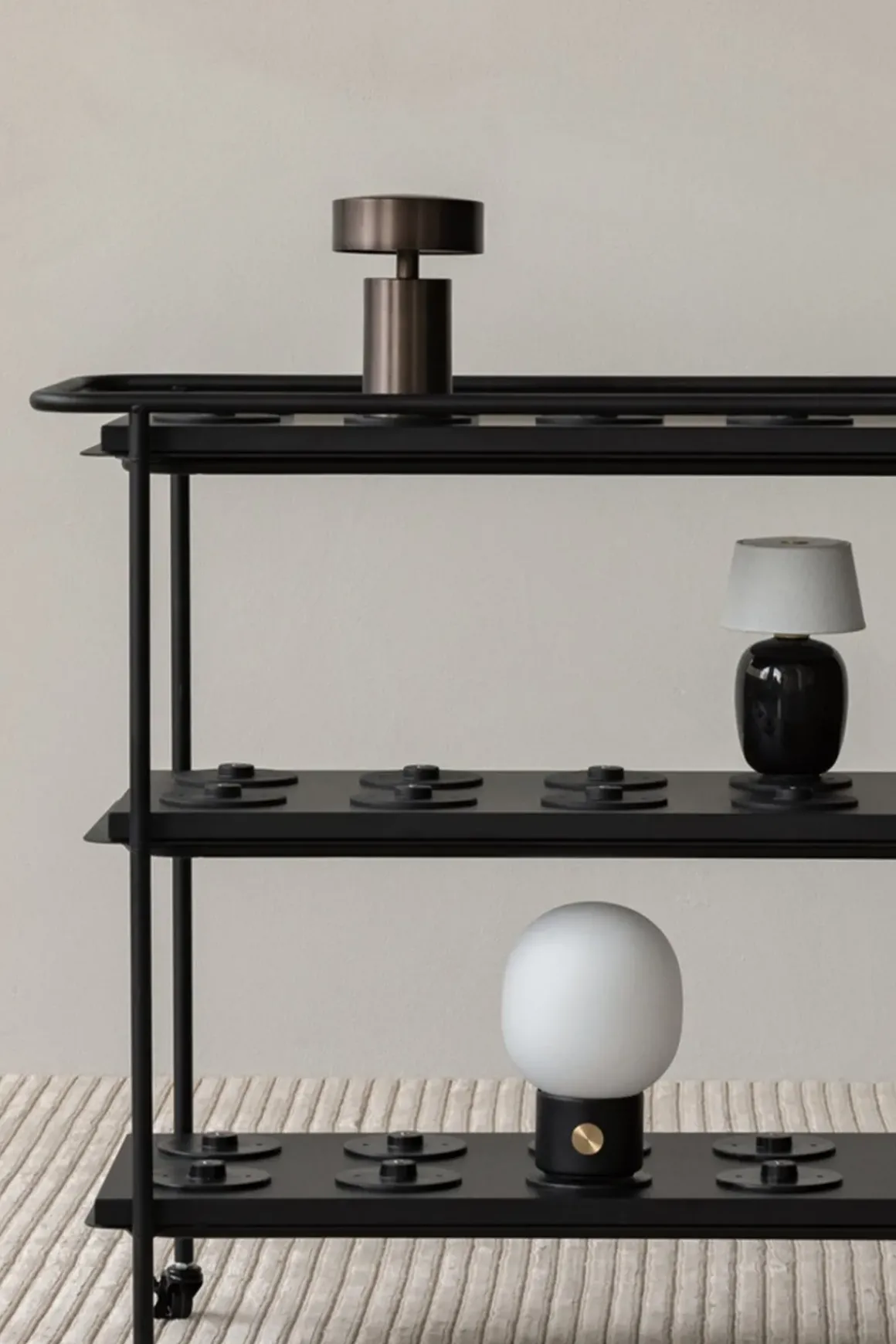 Bordlampe - Torso Portable Black