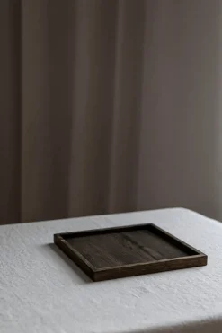Brett - Square Tray 225 Dark Oak