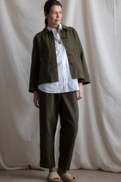 Bukse - Cotton Linen Herringbone