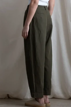 Bukse - Cotton Linen Herringbone