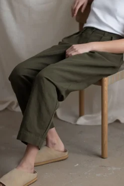 Bukse - Cotton Linen Herringbone