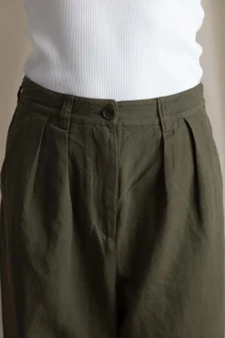 Bukse - Cotton Linen Herringbone