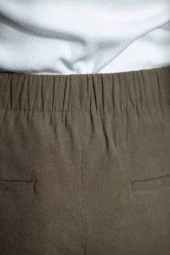 Bukse - High Rise Pull On Linen Pant