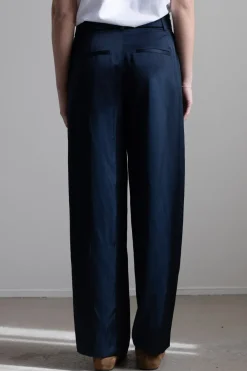 Bukse - Mid Rise Double Waistband Drawstring Pant