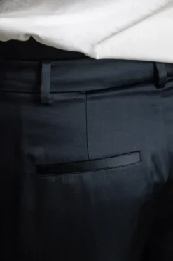 Bukse - Mid Rise Double Waistband Drawstring Pant