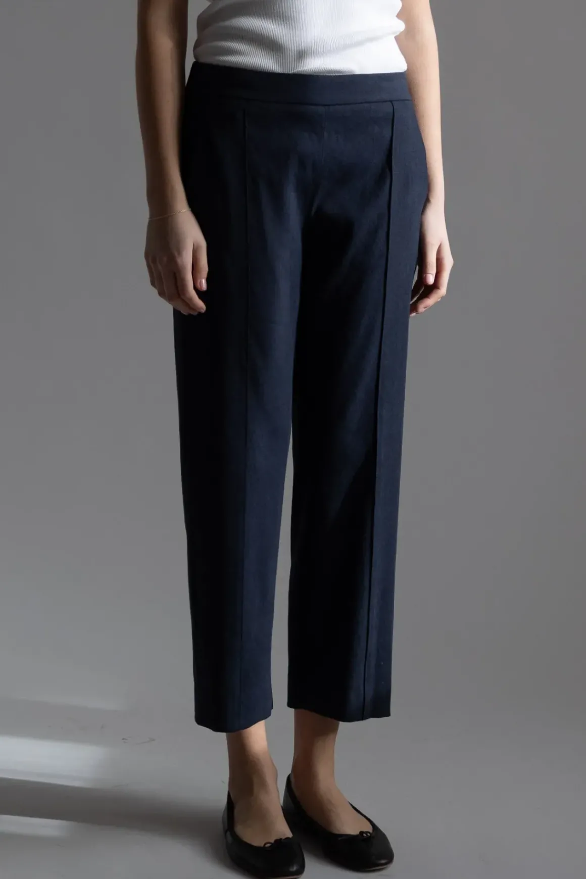 Bukse - Mid Rise Tapered Pull On Pant