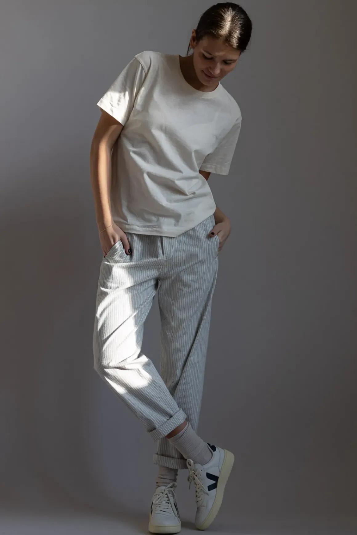 Bukser - Coco Pant Striped Night Sky