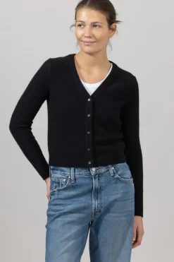 Cardigan - Boiled Button Black
