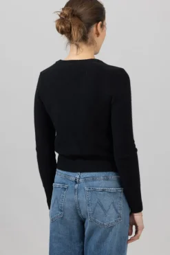 Cardigan - Boiled Button Black