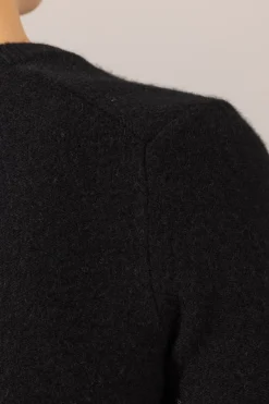 Cardigan - Boiled Button Black