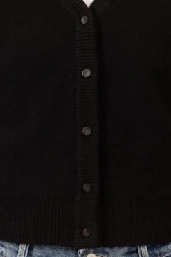 Cardigan - Boiled Button Black
