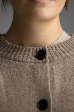 Cardigan - Eden Raglan Linseed