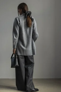 Cardigan - Shawl Collar Grey