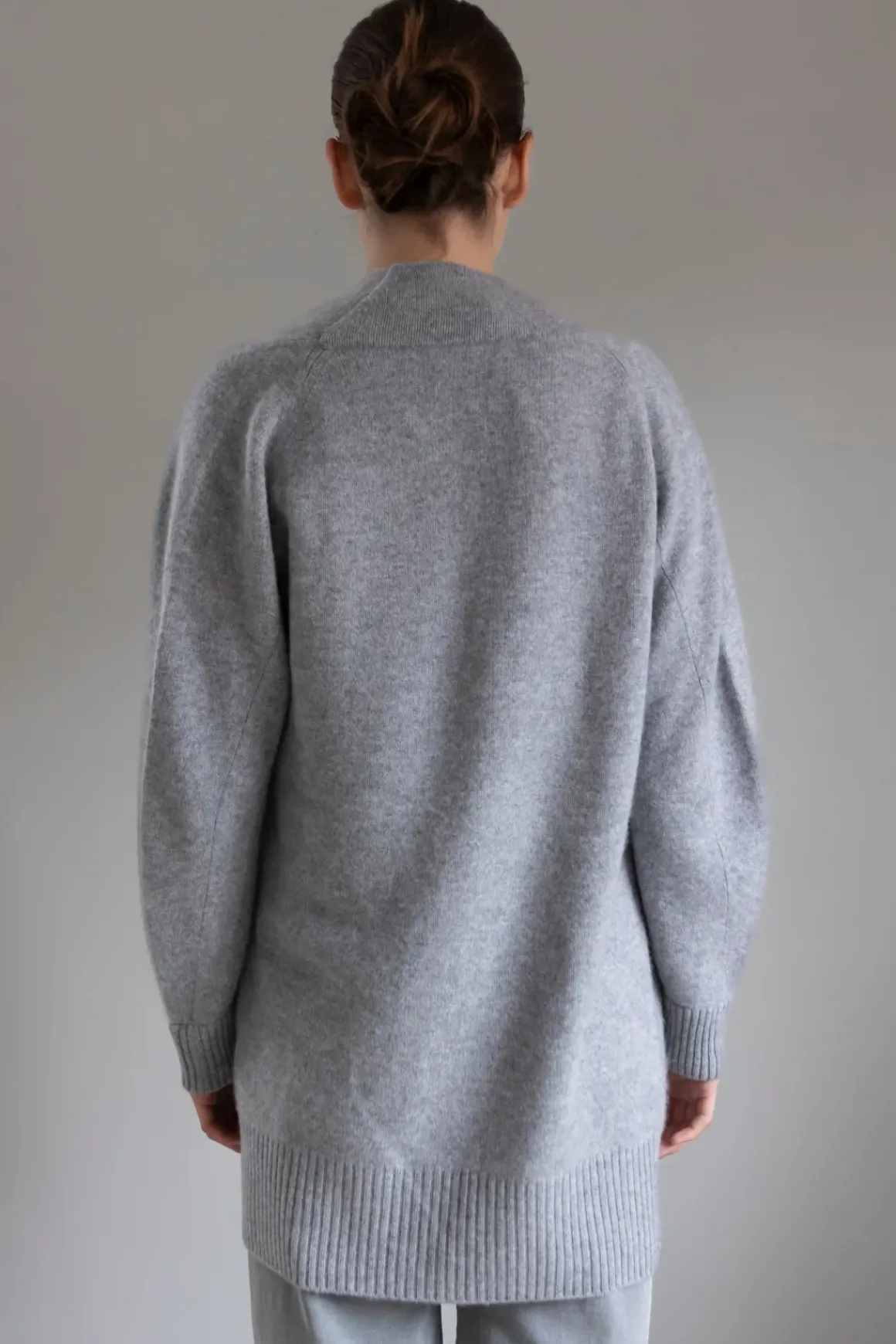 Cardigan - Shawl Collar Grey