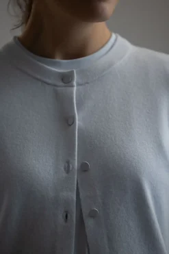 Cardigan - Tipped Half Moon