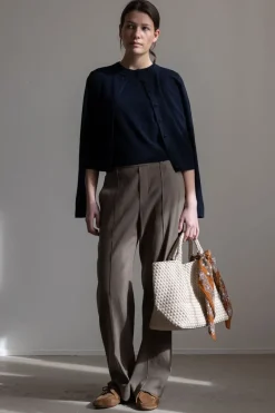 Cardigan - Tipped Half Moon Coastal