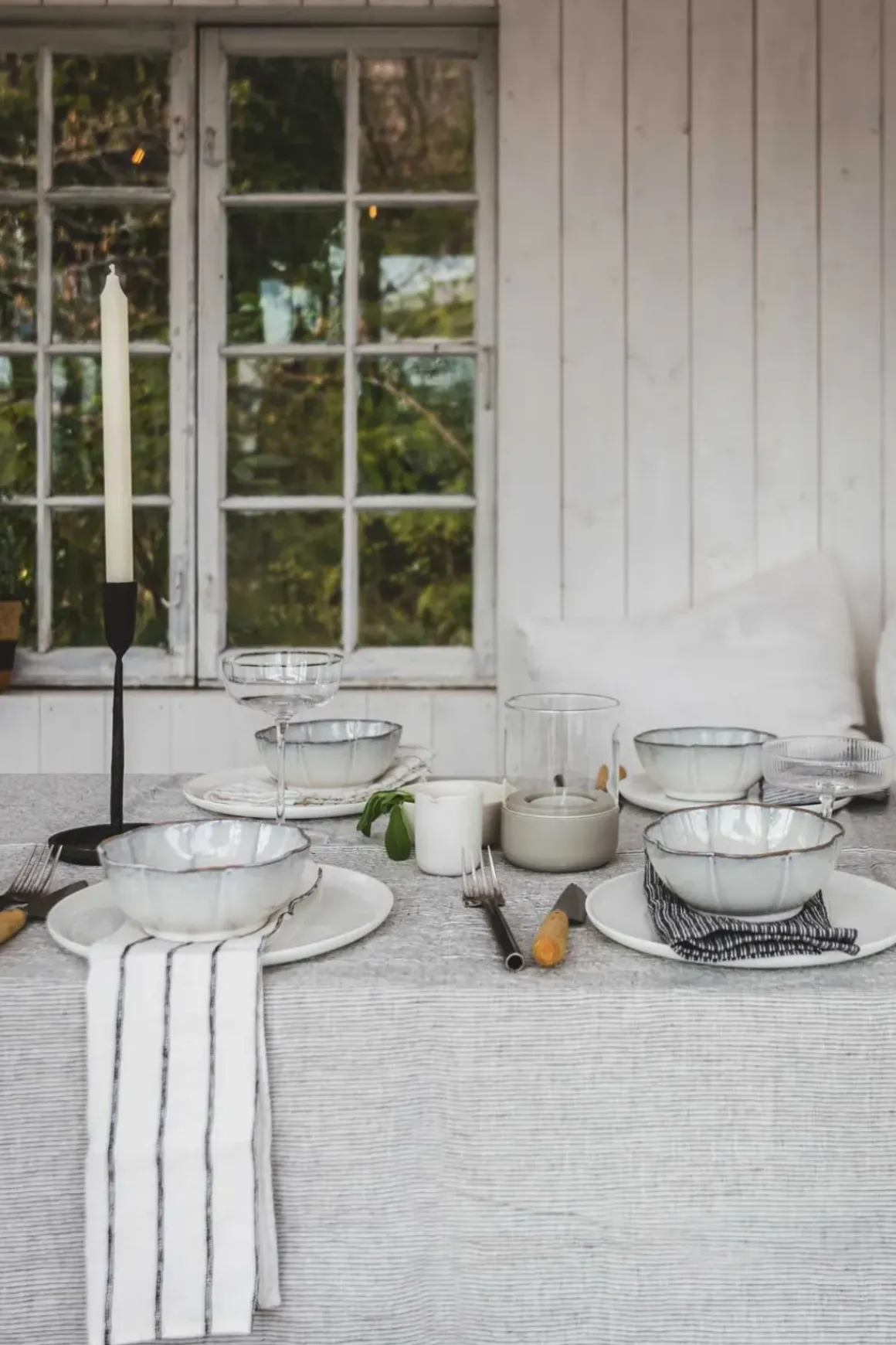 Duk - Black/White Pyjama