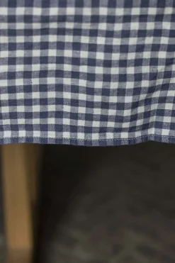 Duk - Blue Small Gingham
