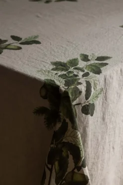 Duk - Whispering Leaves 170x250cm Grå/Grønn