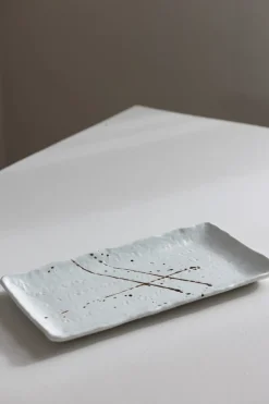 Fat - Japansk Keramikk Sushifat Hvit