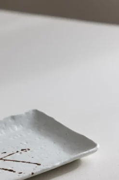 Fat - Japansk Keramikk Sushifat Hvit