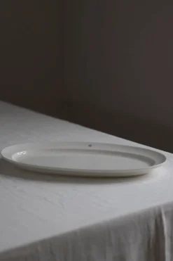 Fat - Porselen 25x42cm Vanilje