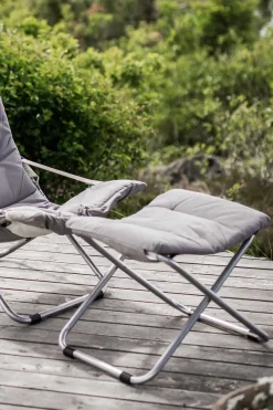 Fotskammel - Chico Soft m/Pute Lys Grå