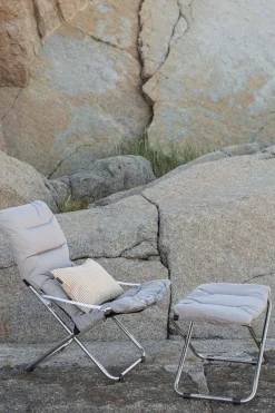 Fotskammel - Chico Soft m/Pute Lys Grå