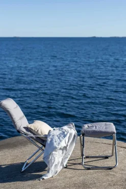 Fotskammel - Chico Soft m/Pute Lys Grå