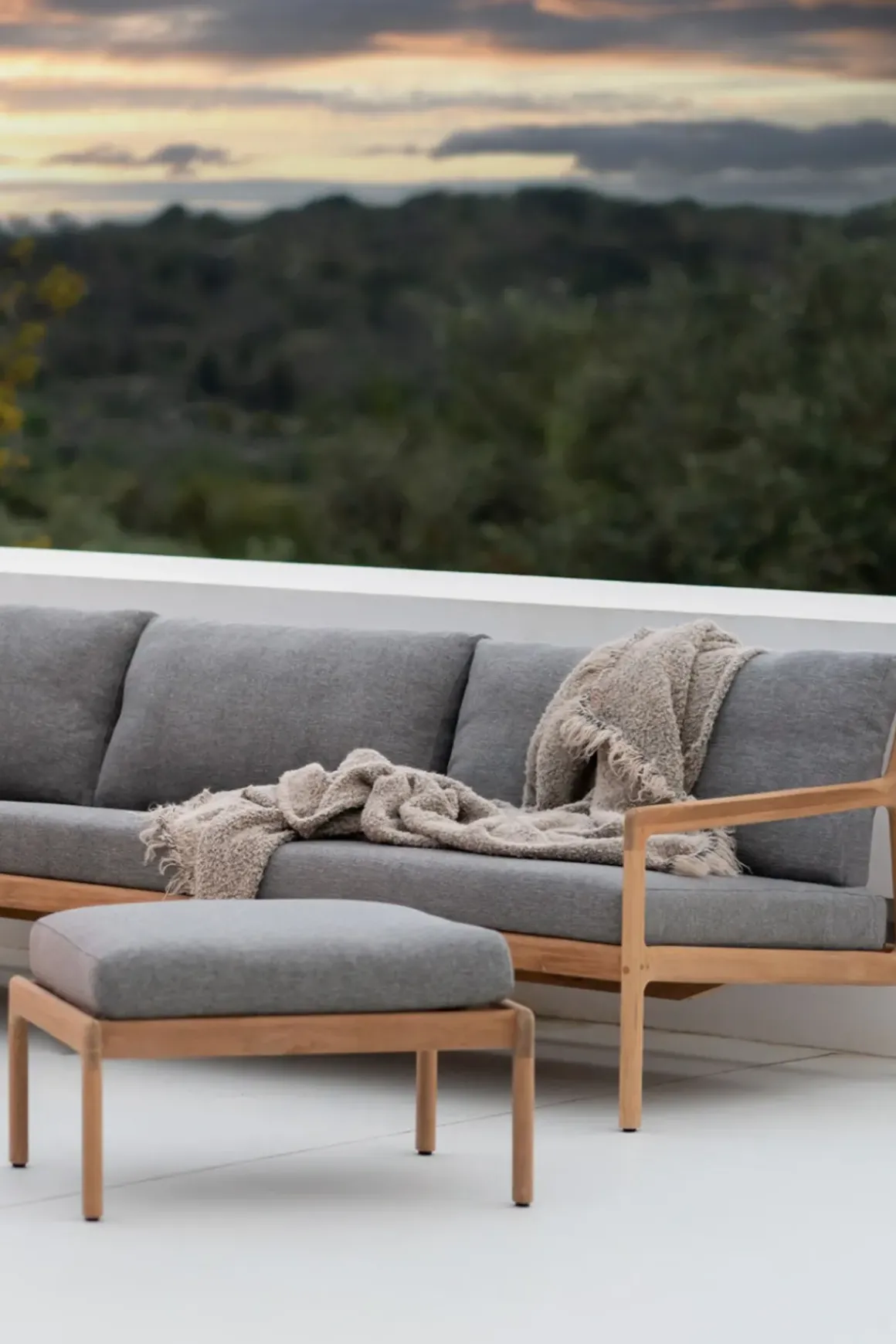 Fotskammel - Jack Teak Mocha