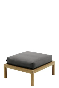Fotskammel - Virkelyst H43cm Teak/Charcoal