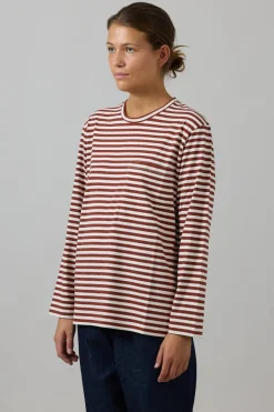 Genser - Circular Long Sleeve Mix Rust