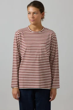 Genser - Circular Long Sleeve Mix Rust