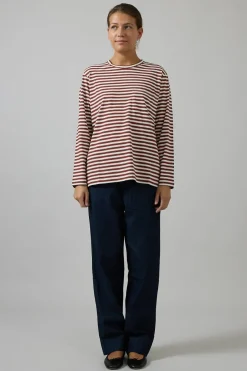 Genser - Circular Long Sleeve Mix Rust