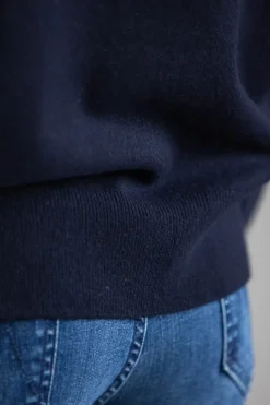 Genser - Contrast Collar Polo Coastal/Off-White