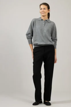 Genser - Estate Pique Grey Melange