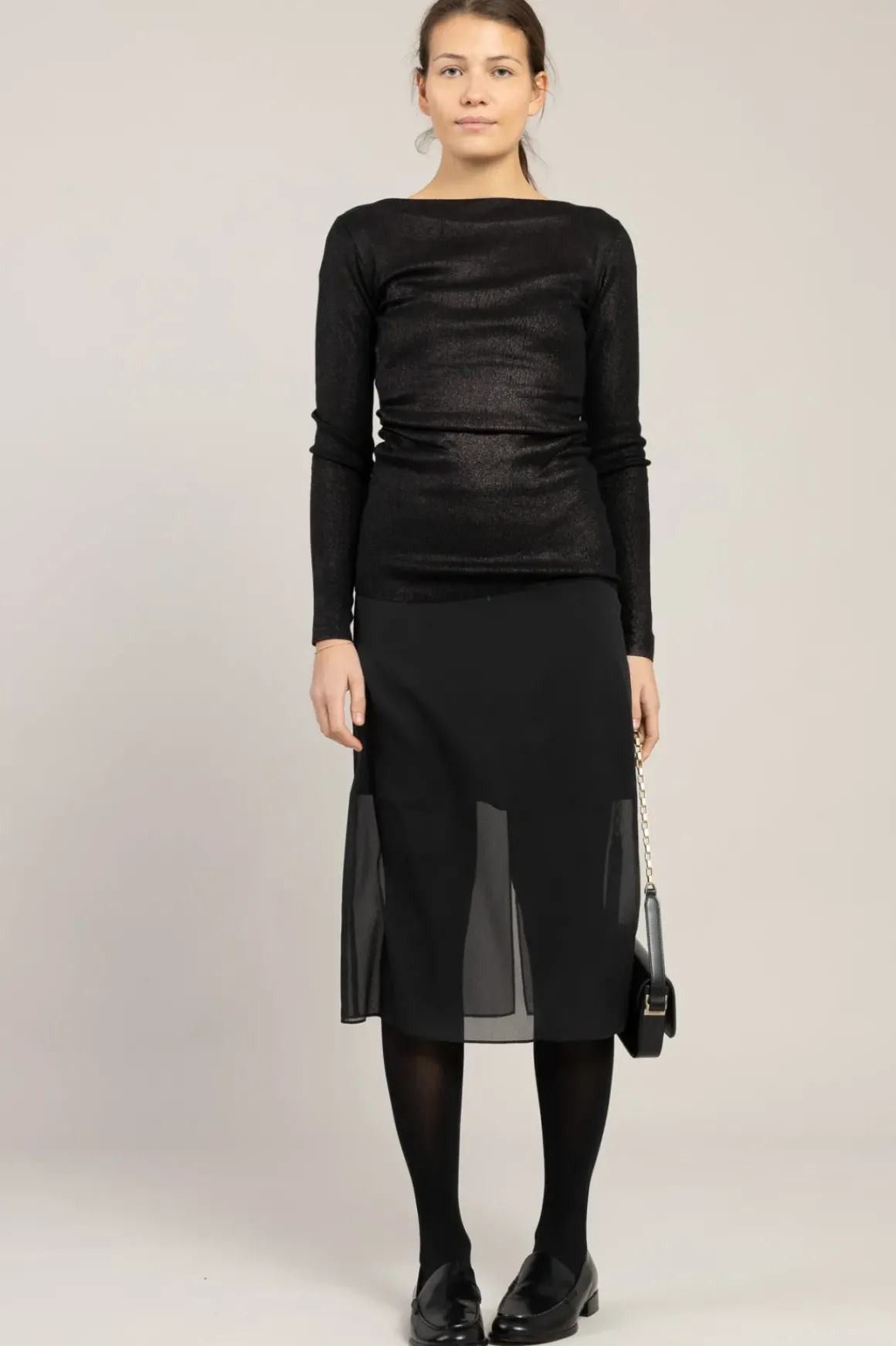 Genser - Shimmering Merino Black