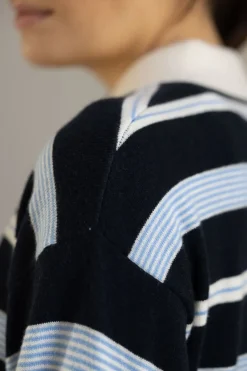 Genser - Striped Rugby Midnight Kombo