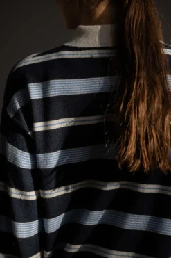 Genser - Striped Rugby Midnight Kombo