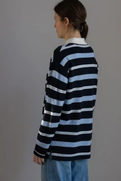 Genser - Striped Rugby Midnight Kombo
