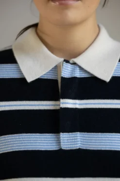 Genser - Striped Rugby Midnight Kombo